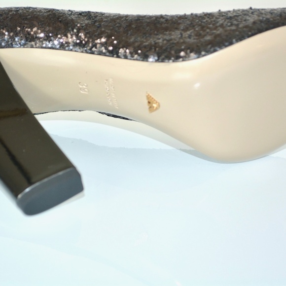 NIB AUTHENTIC  EMPORIO ARMANI GLITTER PUMPS - Picture 10 of 10